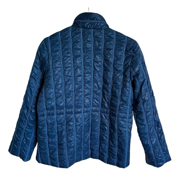 Cabi Womens Small Teal Blue Poseidon Puffer Jacket Quilted Winter Coat style 914 - Picture 2 of 6